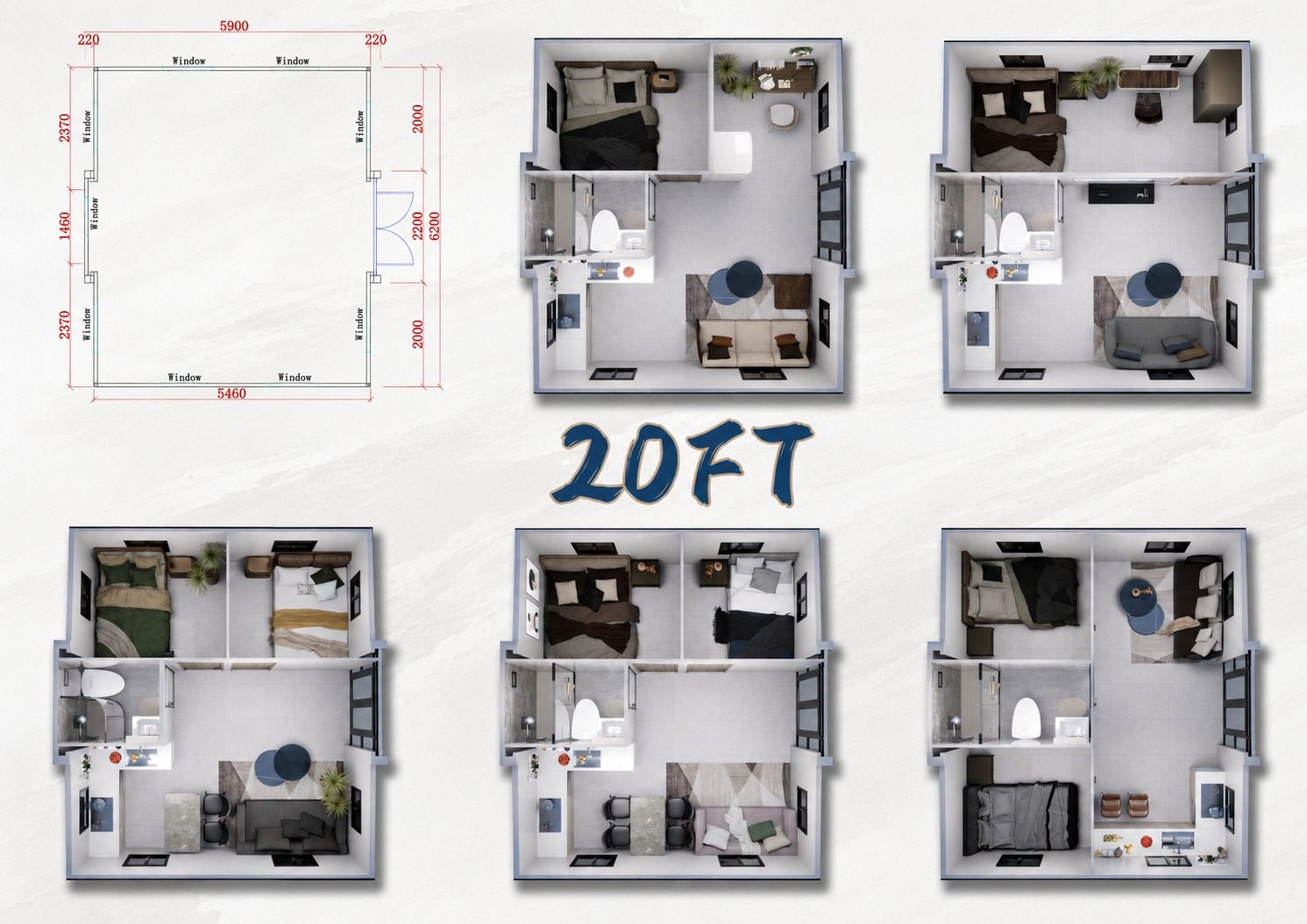 The Glendalough Lodge floor plan